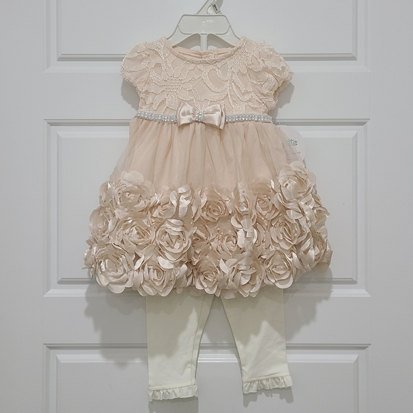 Nannette Other - Nannette Blush Pink 2-Piece Dress Set 6/9M (NWT)